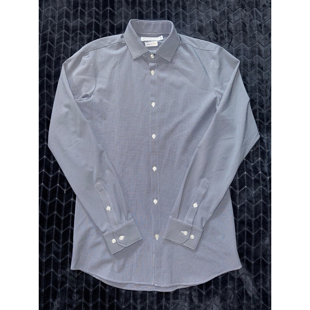 Mizzen+Main Leeward Button Down Plaid Shirt Trim Fit Size Medium‎ Tall